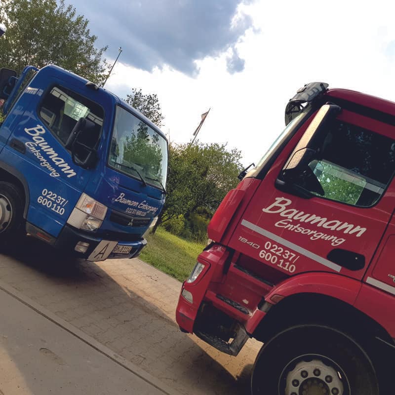 Materialtransporte in der Region