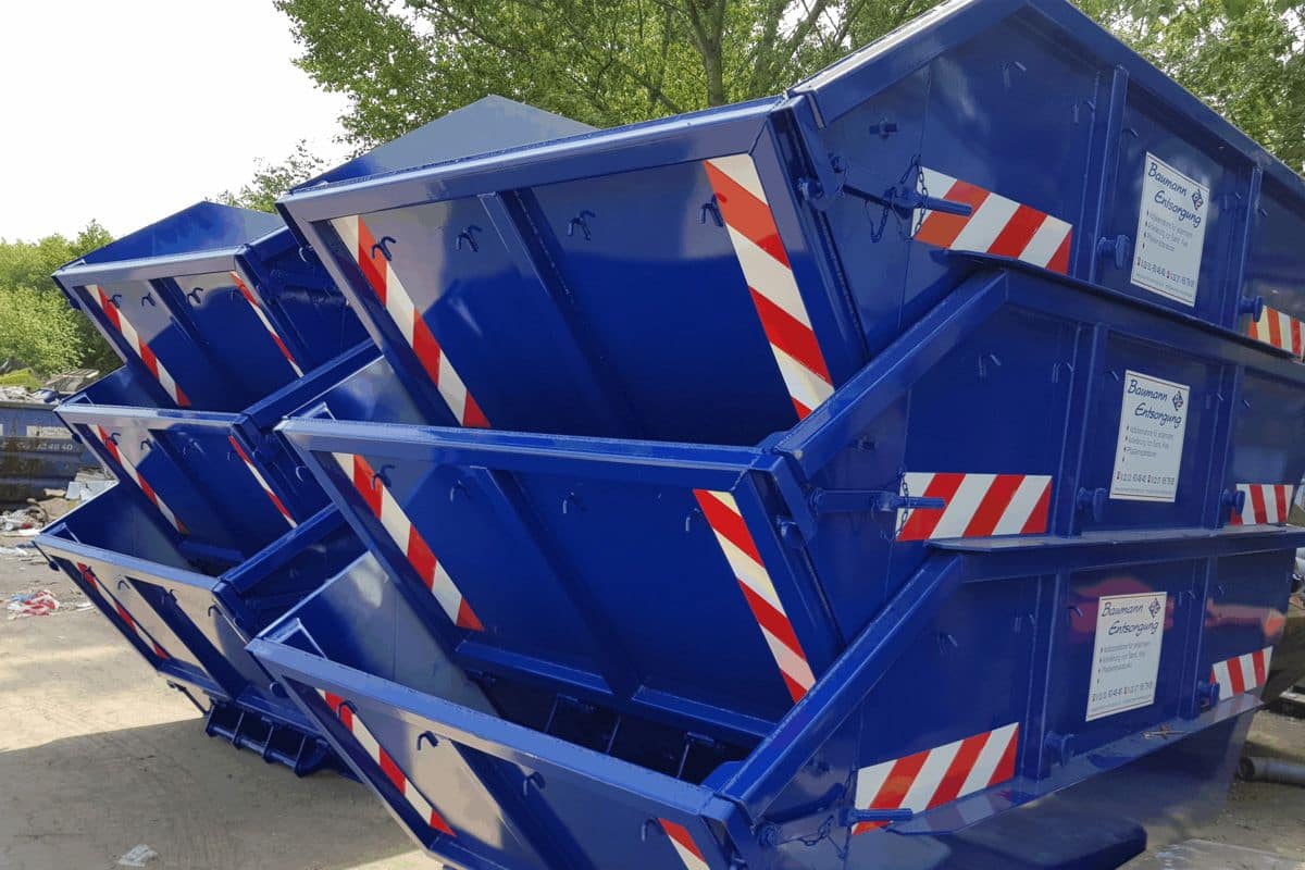 7m³Klappe Containerdienst